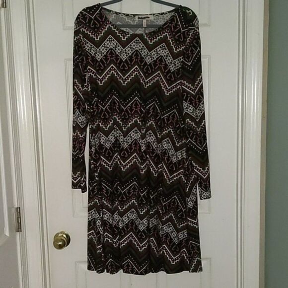 Harlow & Rose Candy Cane Christmas dress Sz XL NWOT Super Soft - Picture 1 of 6